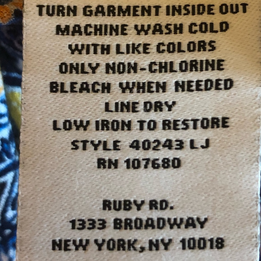Ruby Rd. Printed Top Size 3X - Picture 8 of 8